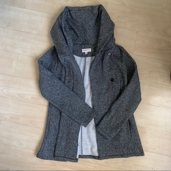 Grey Hooded Coat Merona - Picture 2 of 4